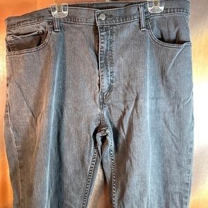 Levi black wash Loose Fit 44 x 33 hardly‎ worn. 123